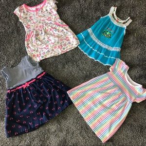 (Set of 4) Toddler Girl (2yrs).. Spring/Summer Dresses.! Great Condition
